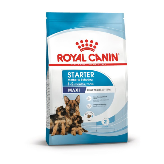 Royal Canin Maxi Starter Mother & BabyDog – Hrană Uscată pentru Femele Gestante, Lactante și Pui de Câine de Talie Mare – 15 kg